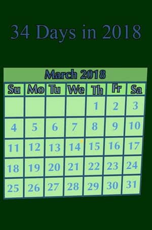 34 Days in 2018