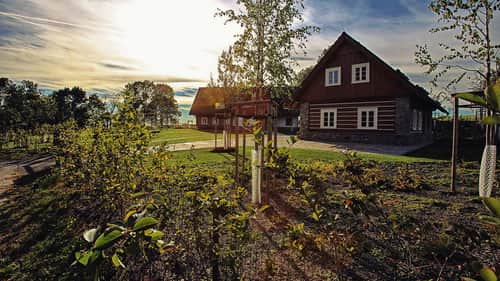 Countryside garden