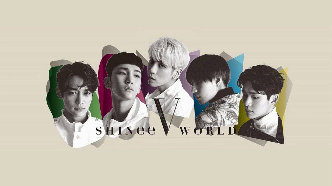 SHINee World V in SEOUL backdrop