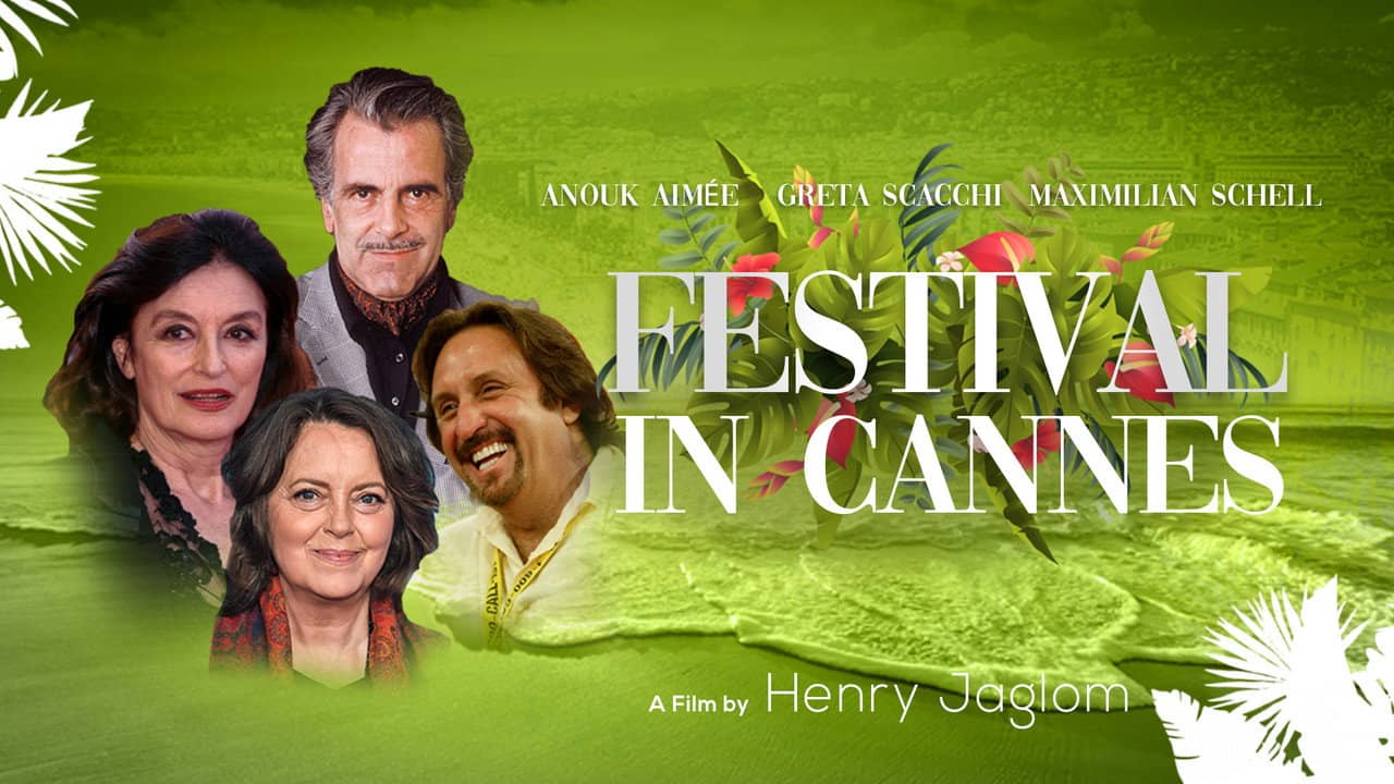 Festival in Cannes backdrop