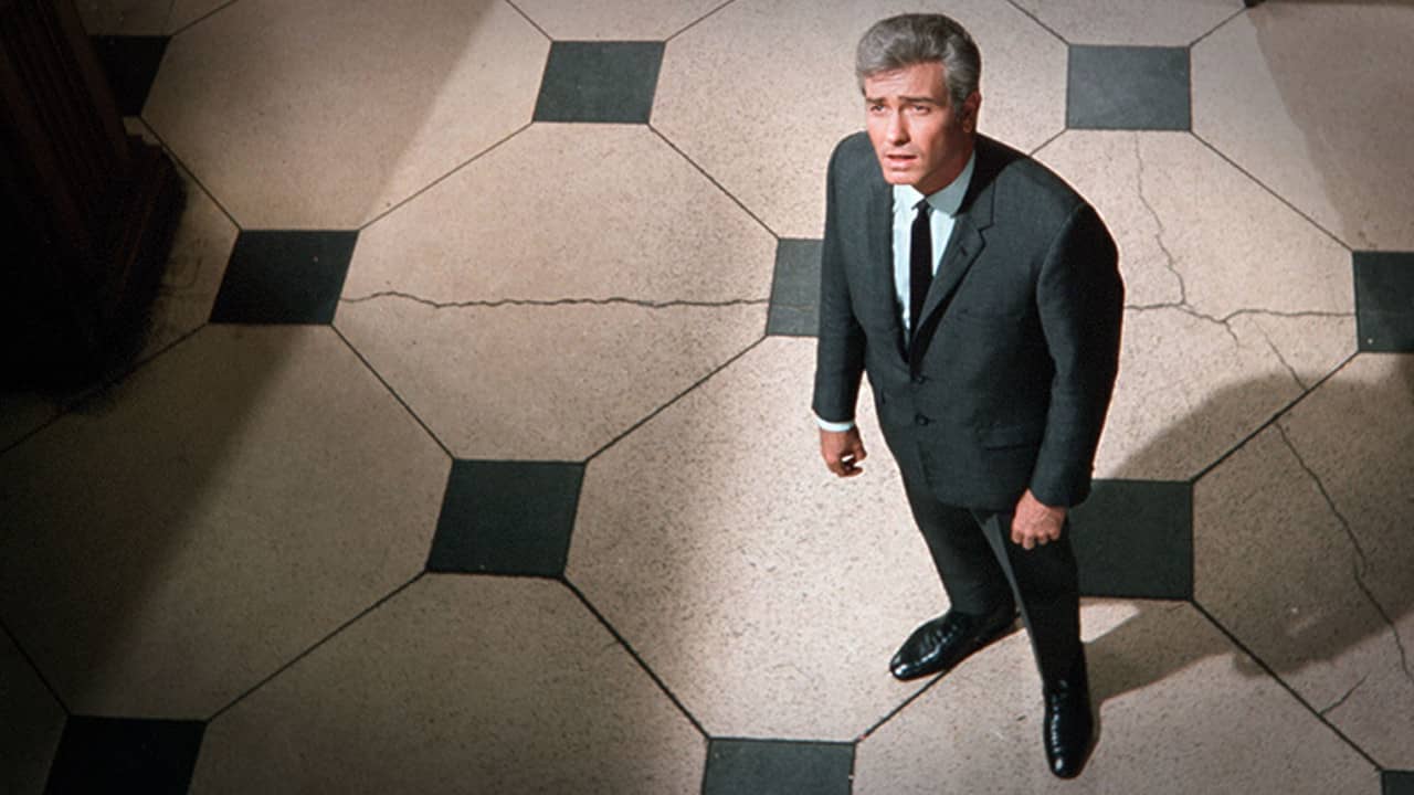 Man in a Suitcase backdrop
