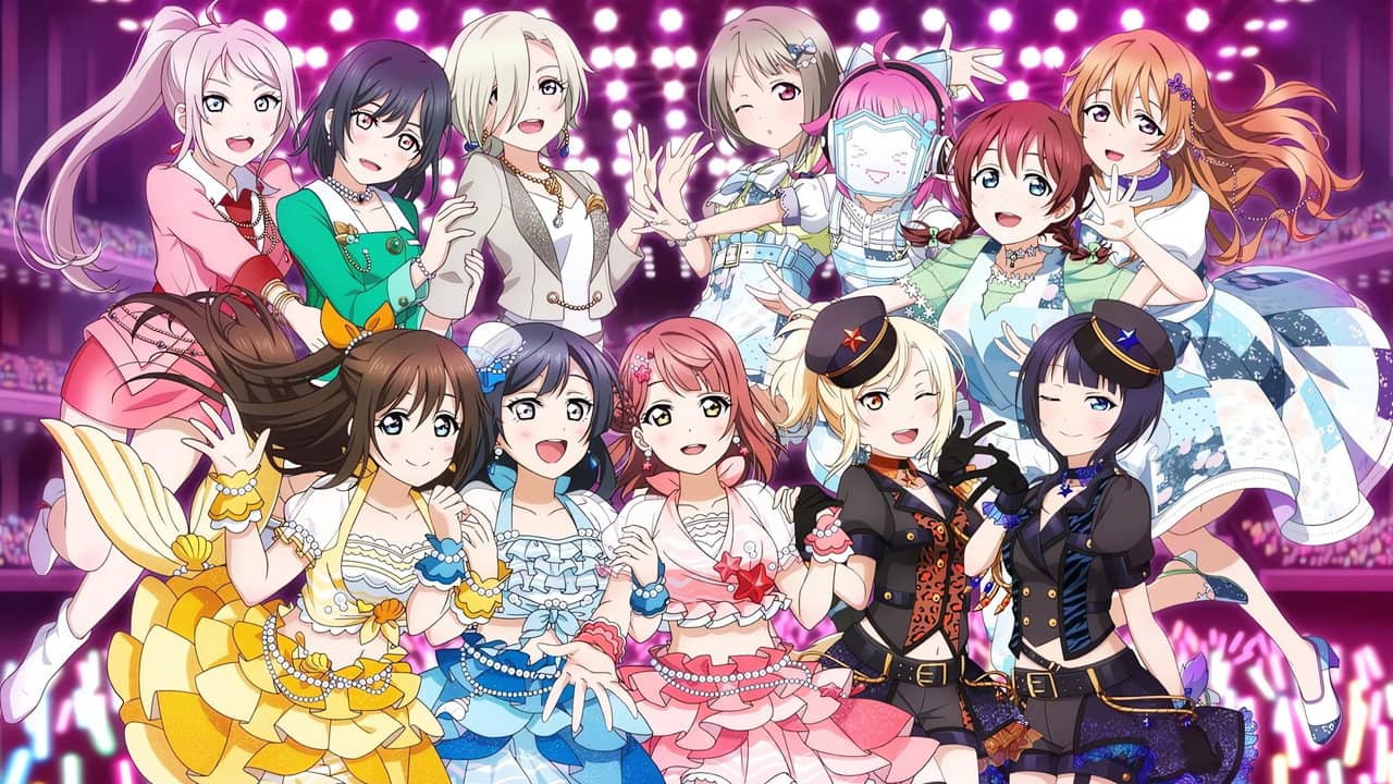 ラブライブ！虹ヶ咲学園スクールアイドル同好会 UNIT LIVE! ～A・ZU・NA LAGOON～ backdrop