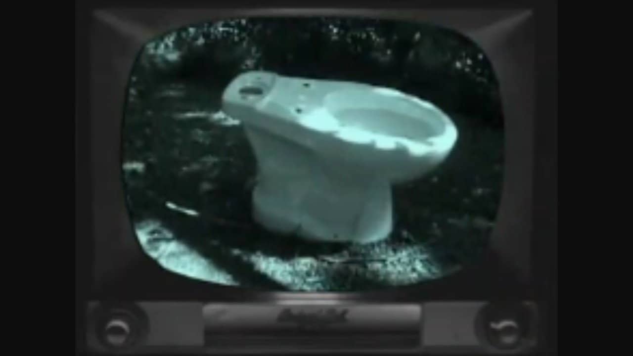 Killer Toilet from Outer Space backdrop