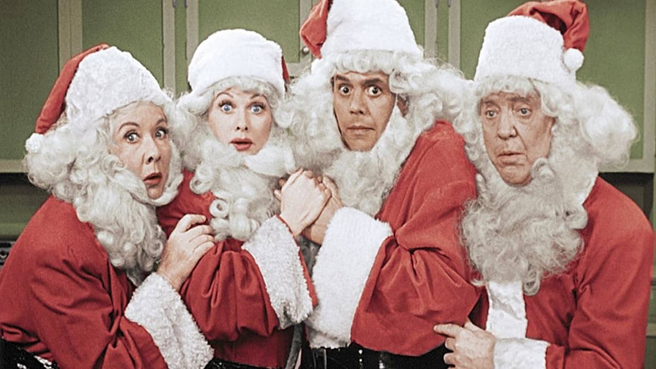 I Love Lucy Christmas Special backdrop