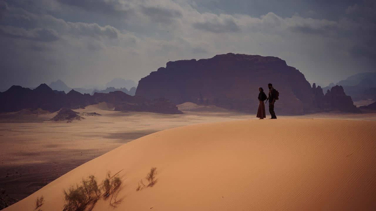 Deserted backdrop