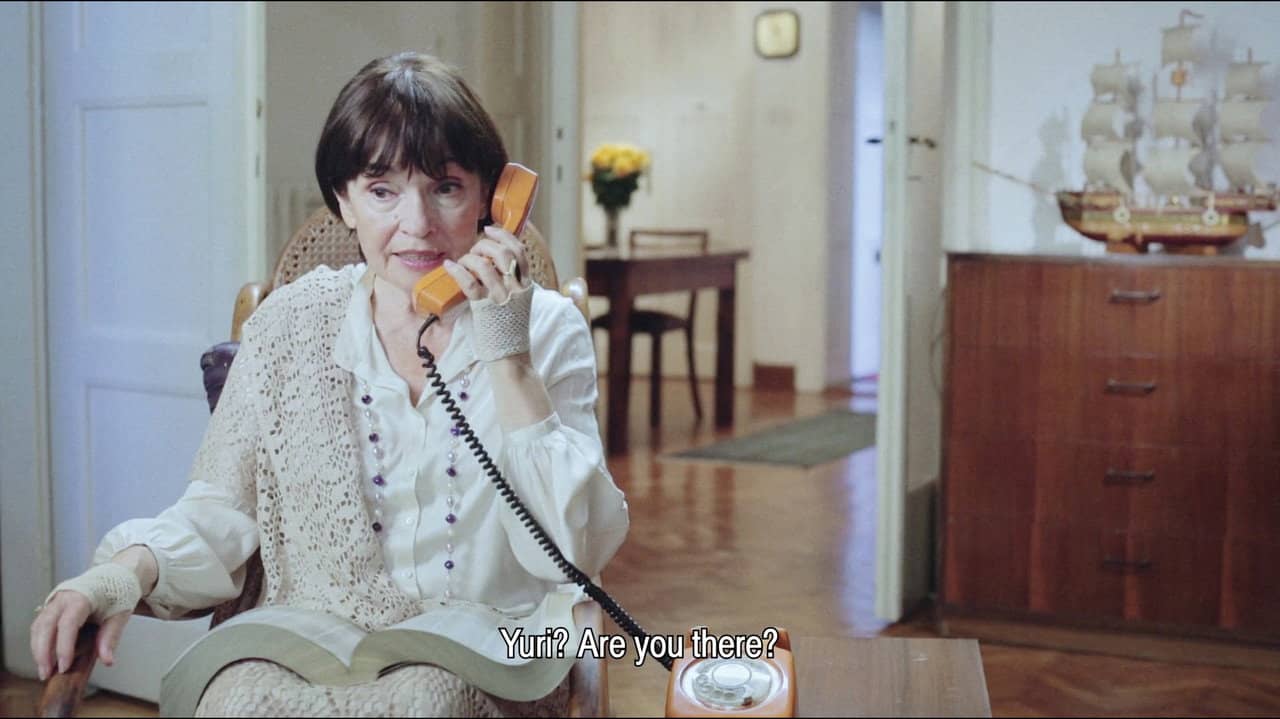 Yuri on the Phone backdrop