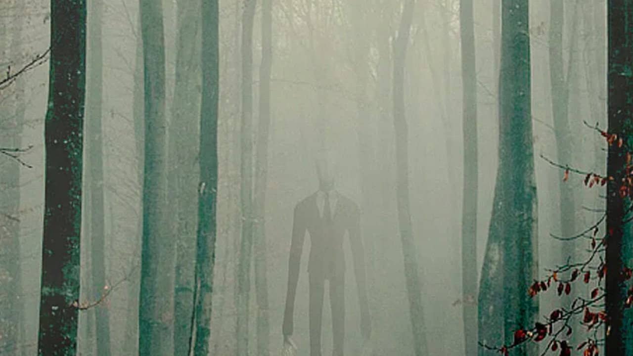 The Slender Man backdrop