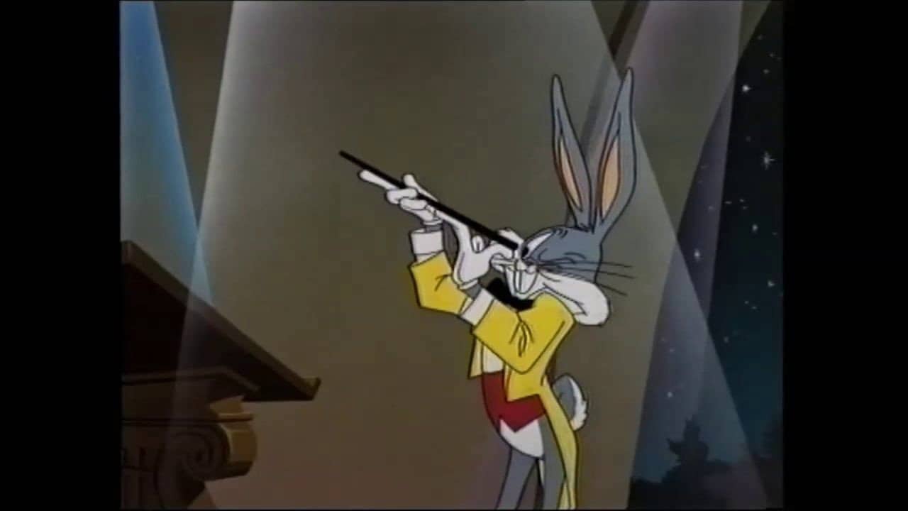 Baton Bunny backdrop