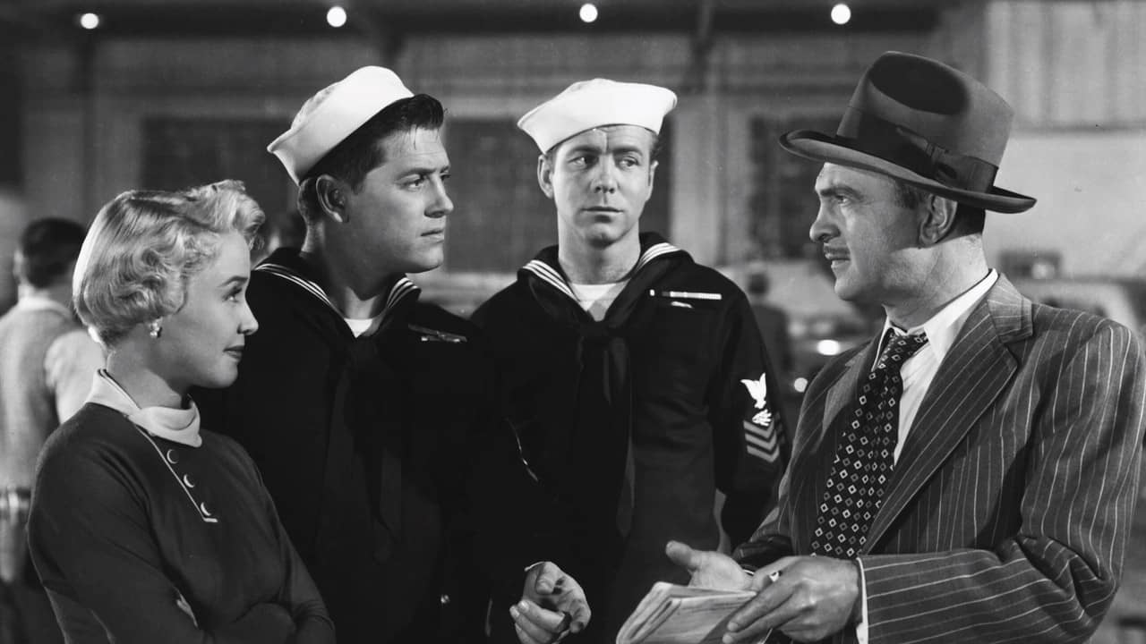 Three Sailors and a Girl backdrop