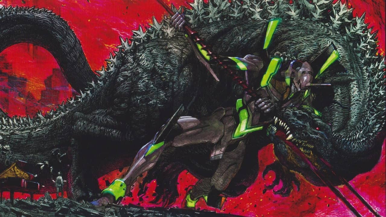 Shin Godzilla vs. Evangelion Symphony backdrop