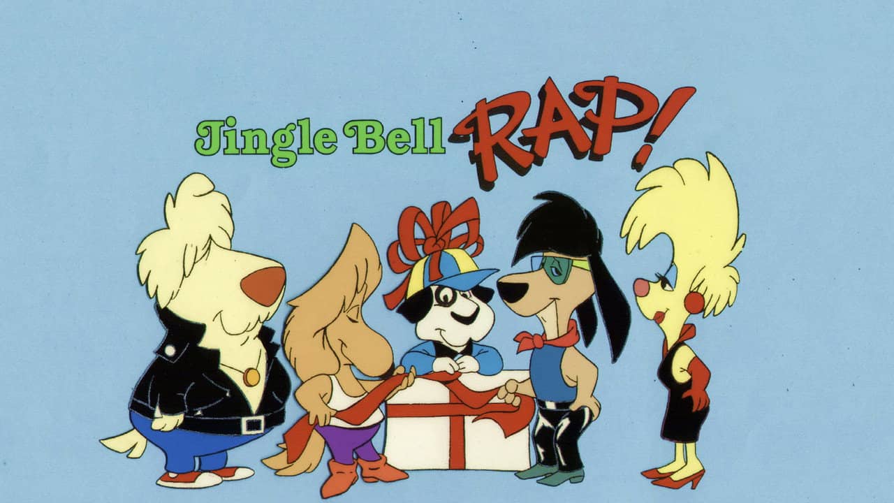 Jingle Bell Rap backdrop
