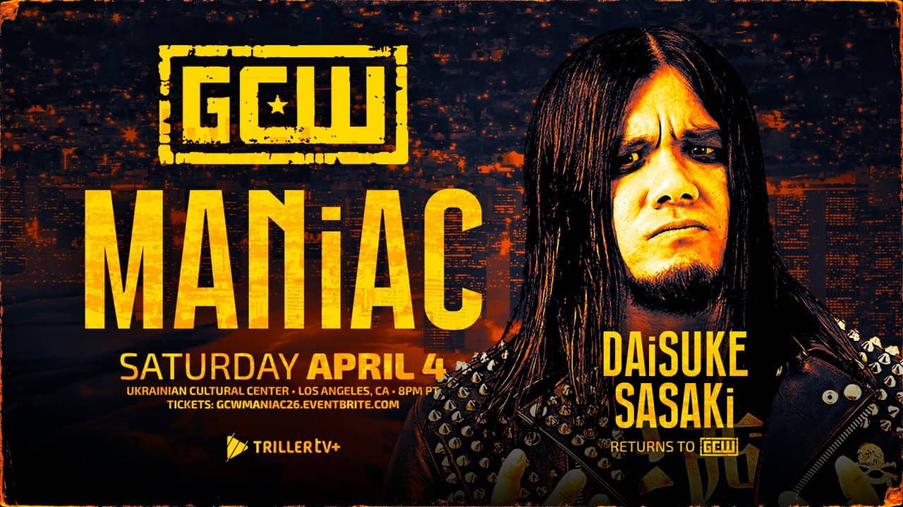 GCW: Maniac 2026 backdrop