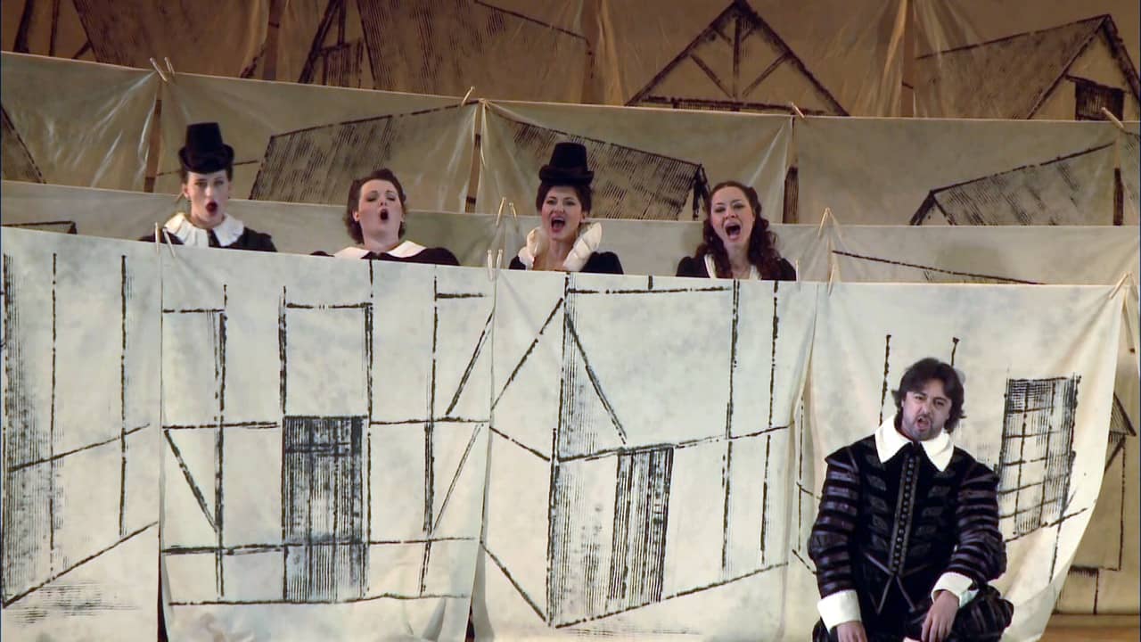 Verdi: Falstaff backdrop