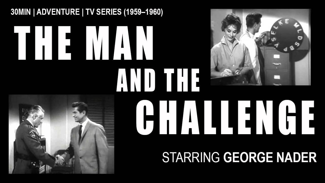The Man and the Challenge backdrop