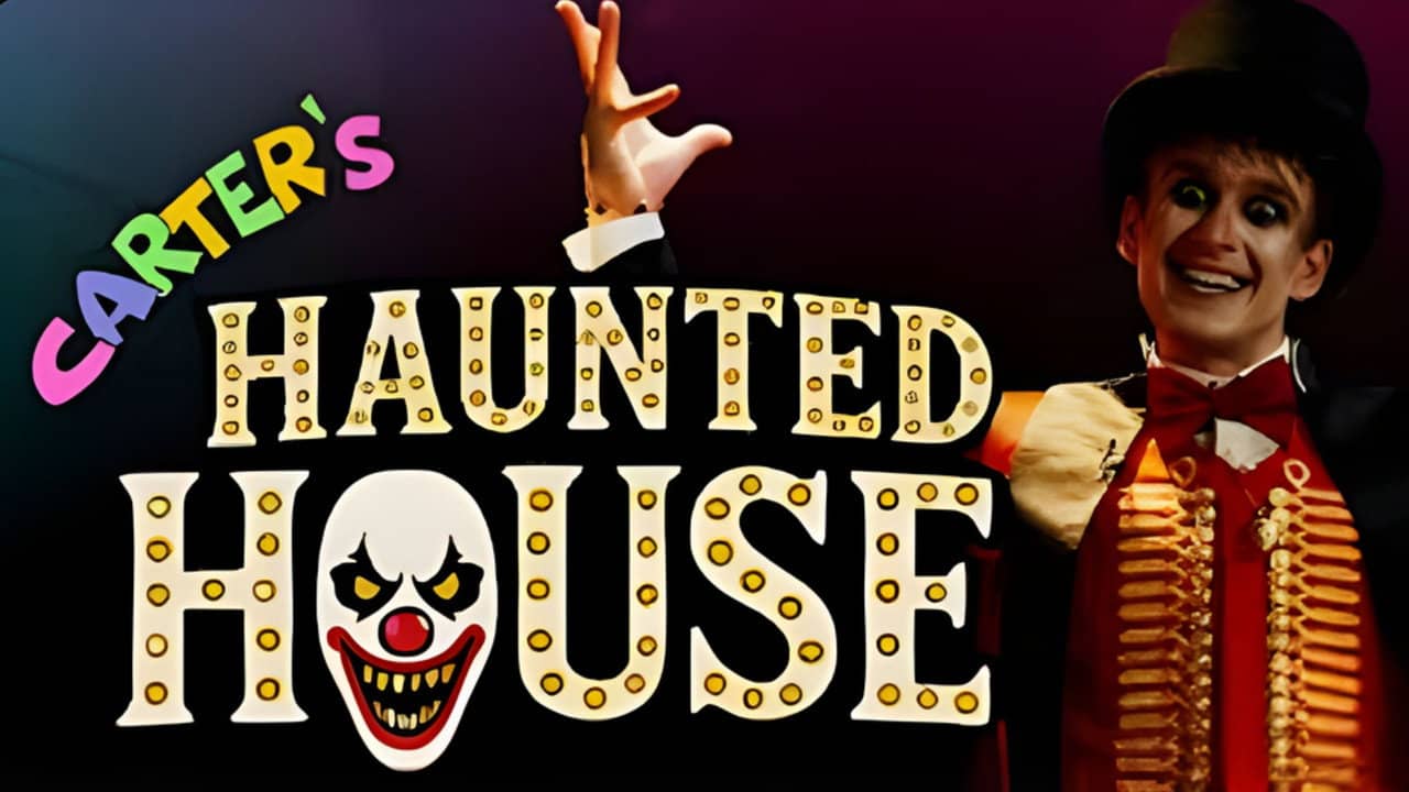 Carters Haunted House backdrop