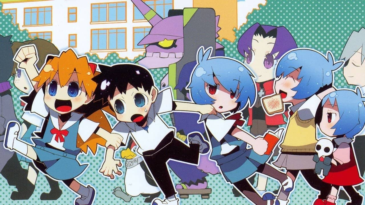 Petit Eva: Evangelion@School backdrop