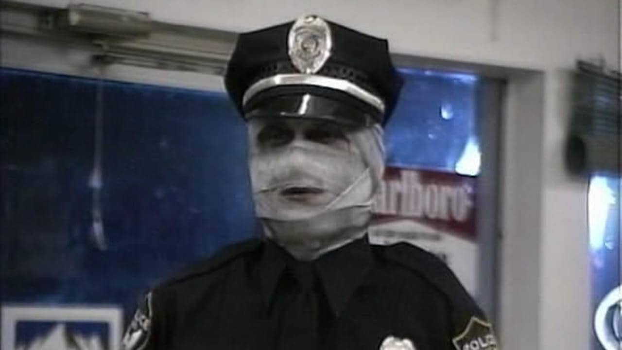 Zombie Cop backdrop