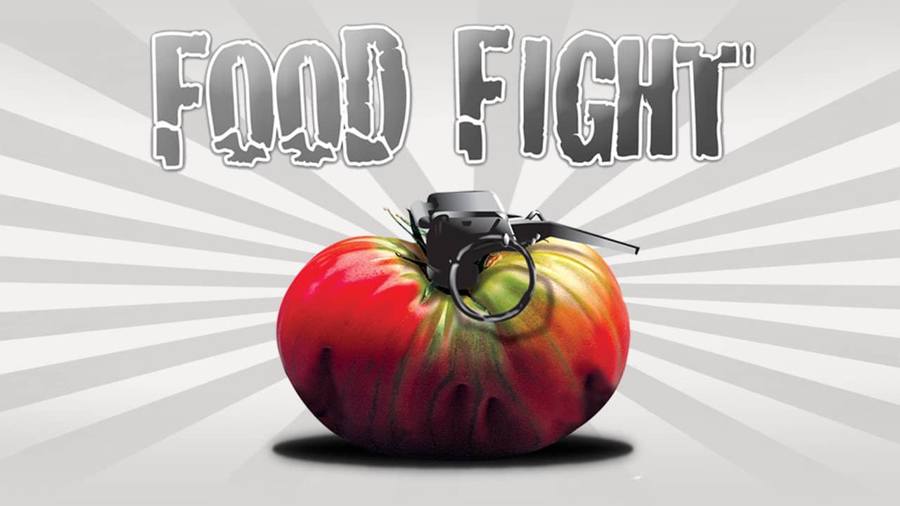 Food Fight backdrop