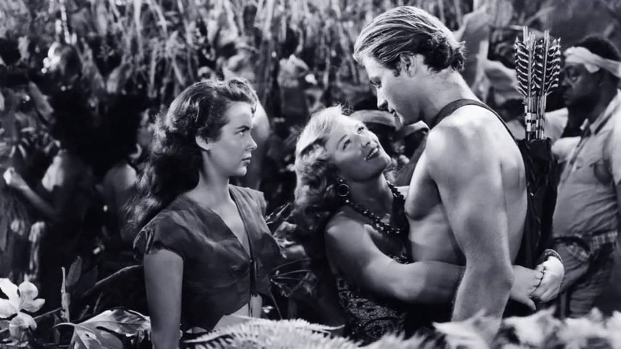 Tarzan and the Slave Girl backdrop