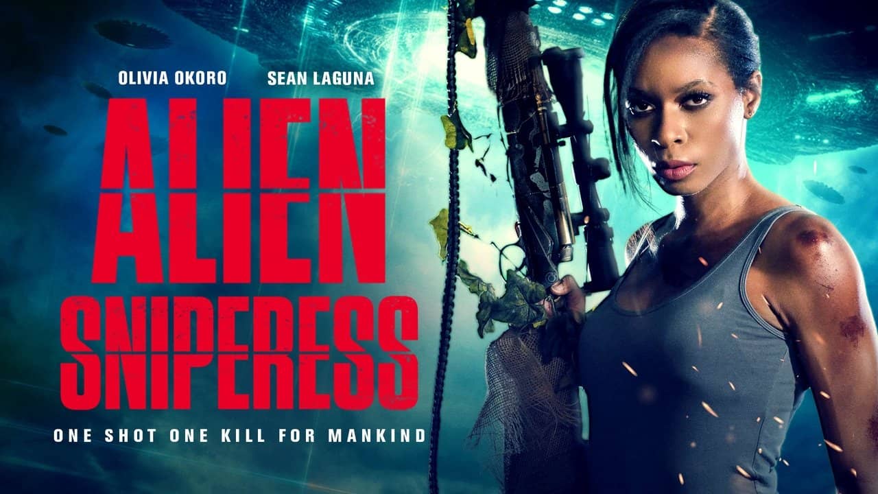 Alien Sniperess backdrop