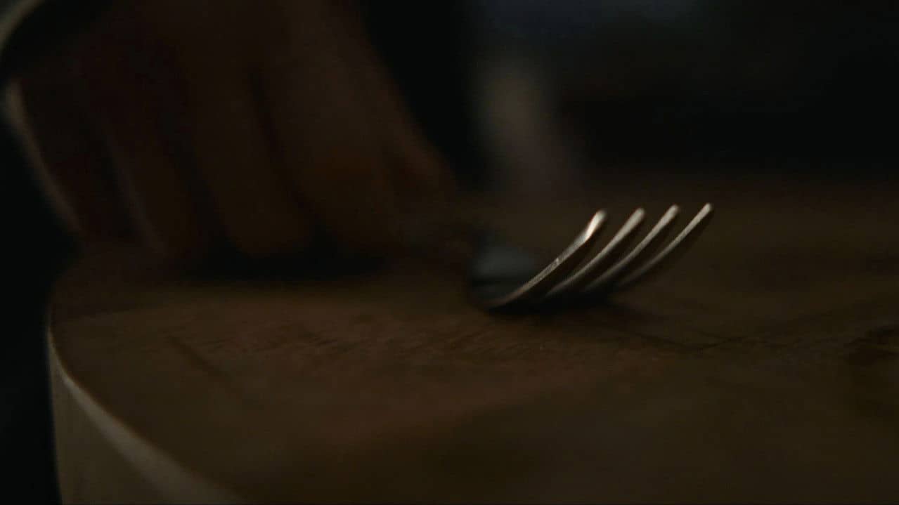 The Girl with the Fork backdrop