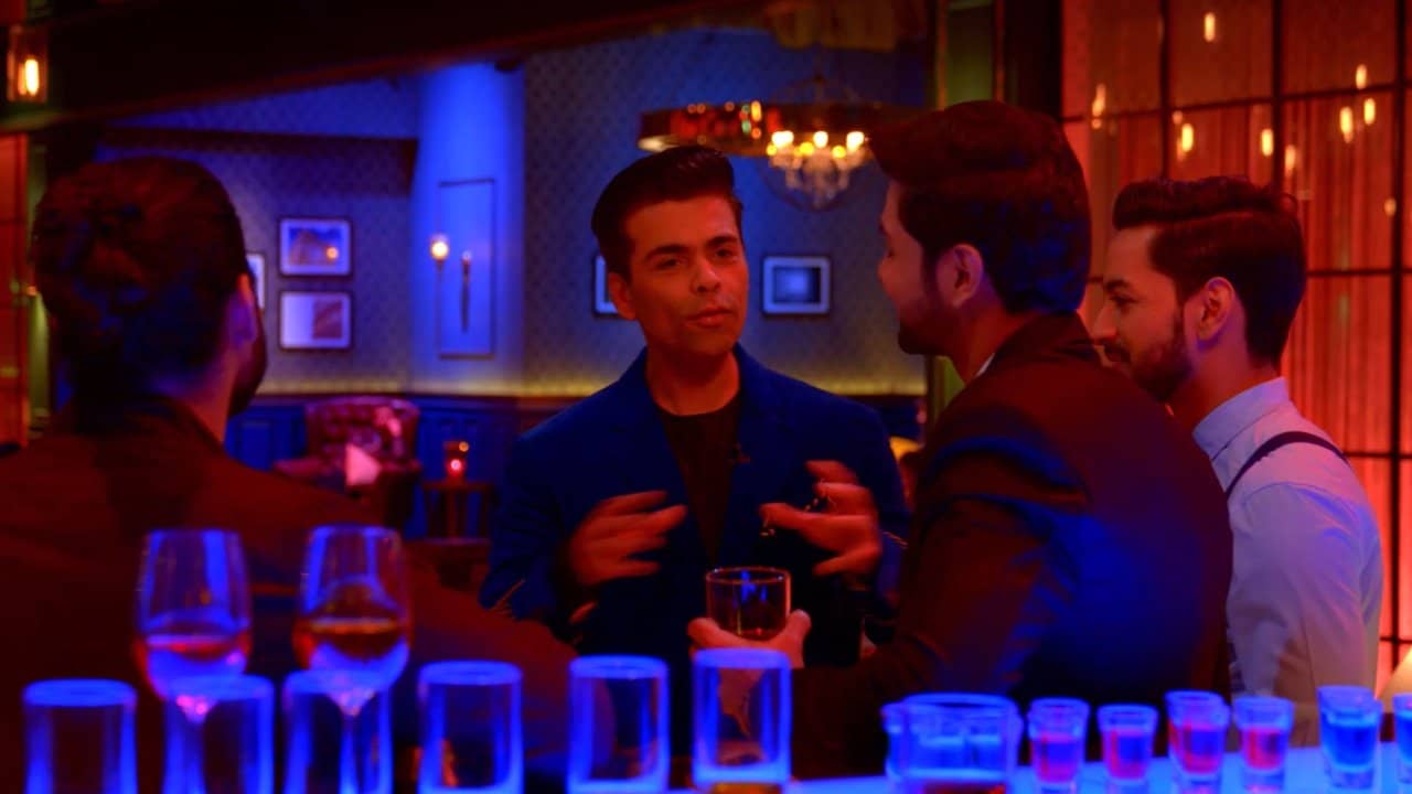 What the Love! with Karan Johar backdrop