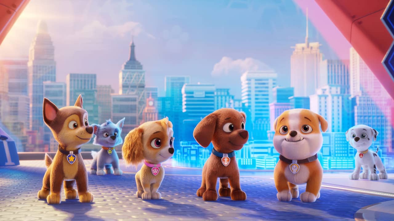PAW Patrol räddar dagen backdrop