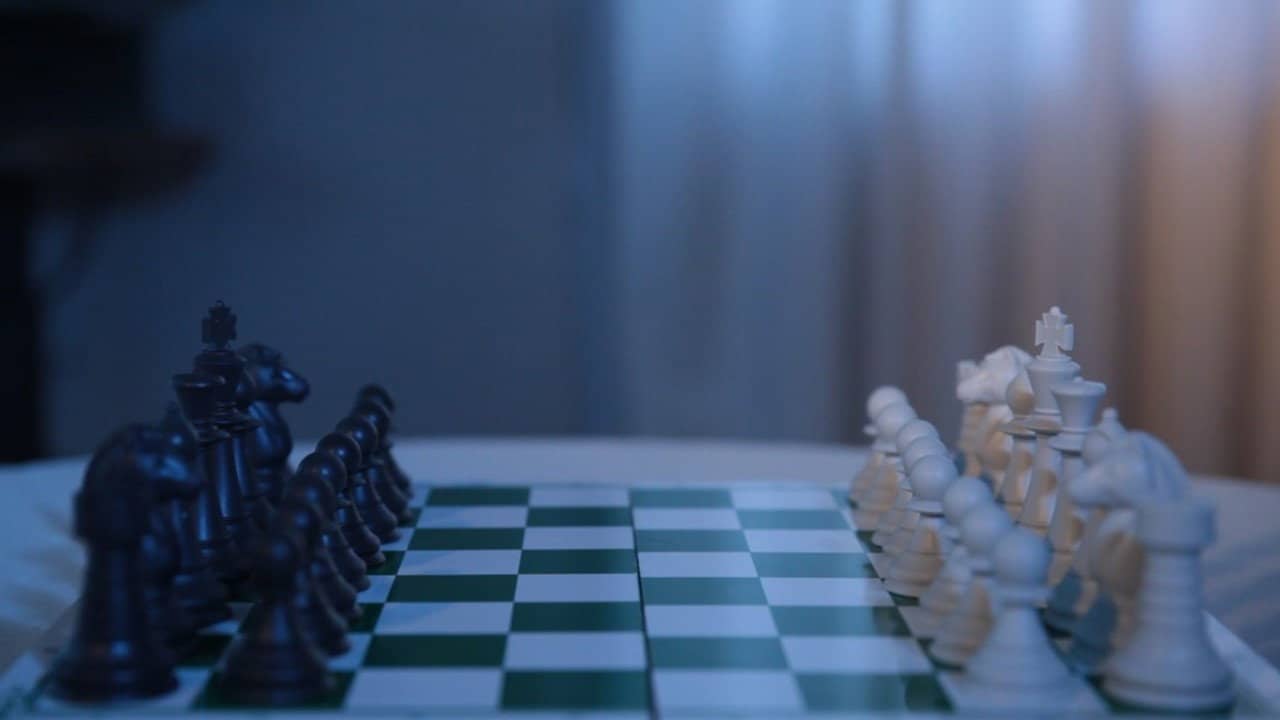 Checkmate backdrop