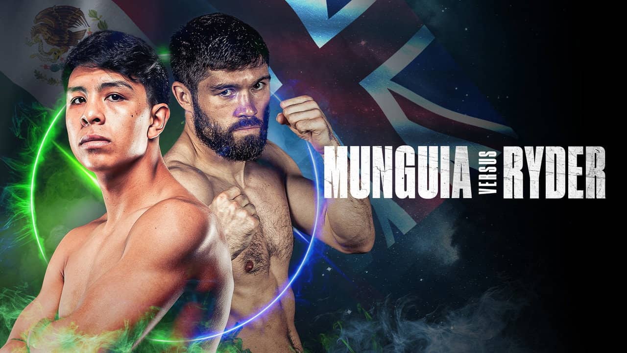 Jaime Munguia vs. John Ryder backdrop