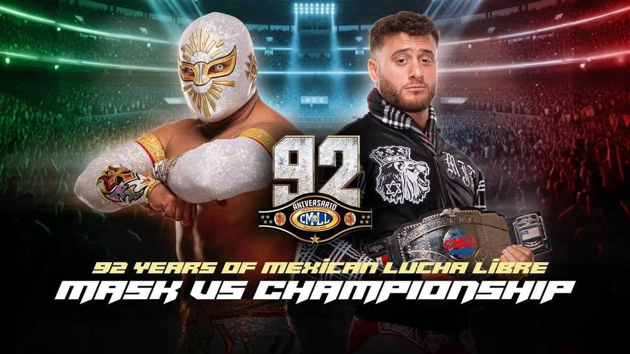 CMLL 92nd Anniversary Show backdrop