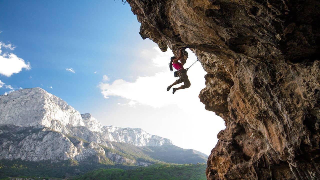 Climbing Iran backdrop