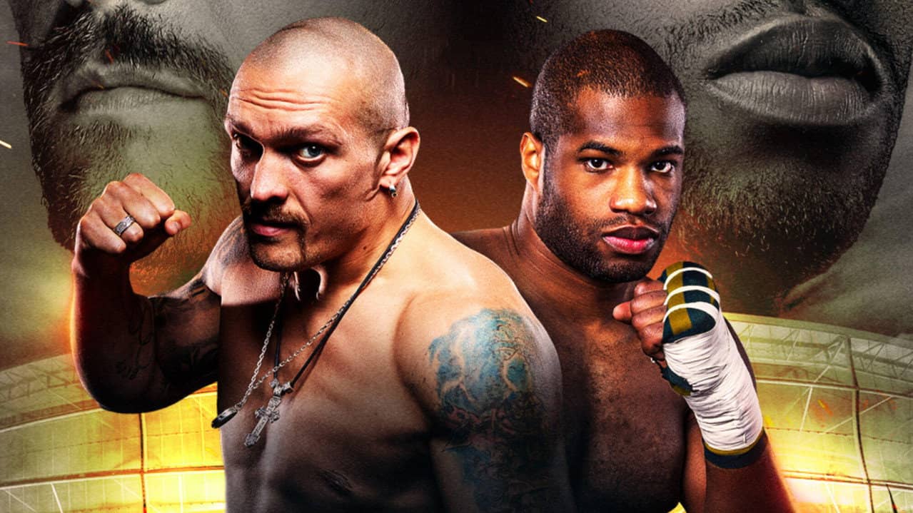 Oleksandr Usyk vs. Daniel Dubois backdrop