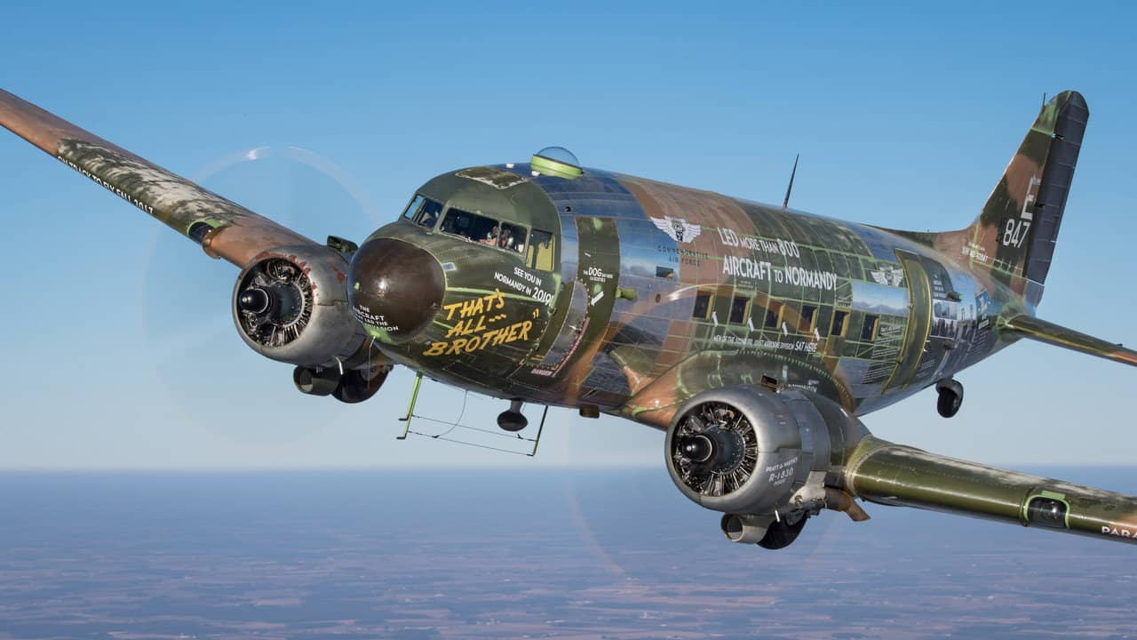 The Plane that Led D-Day backdrop