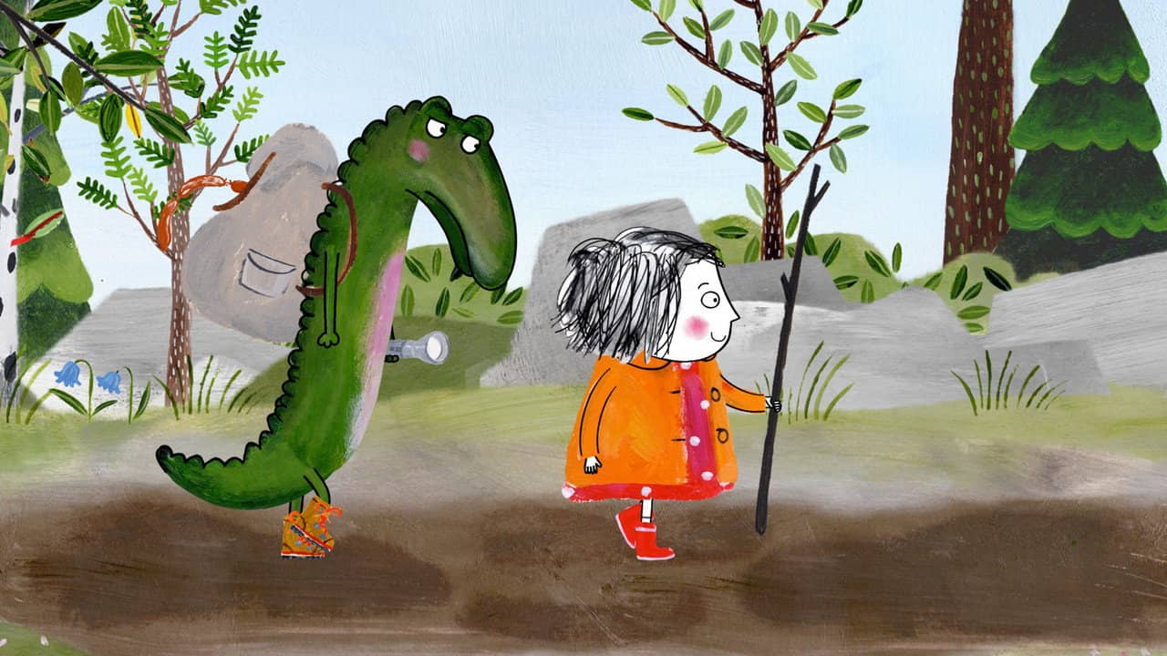 Rita and Crocodile backdrop