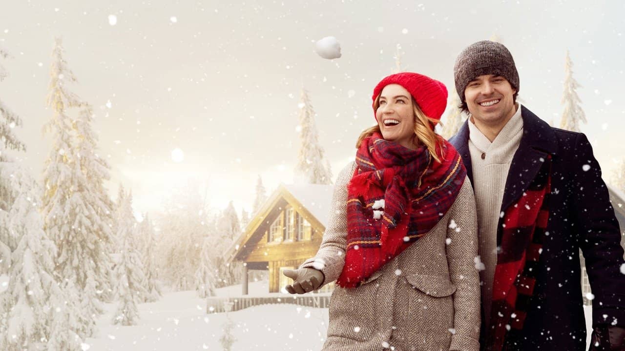 Inn Love by Christmas backdrop