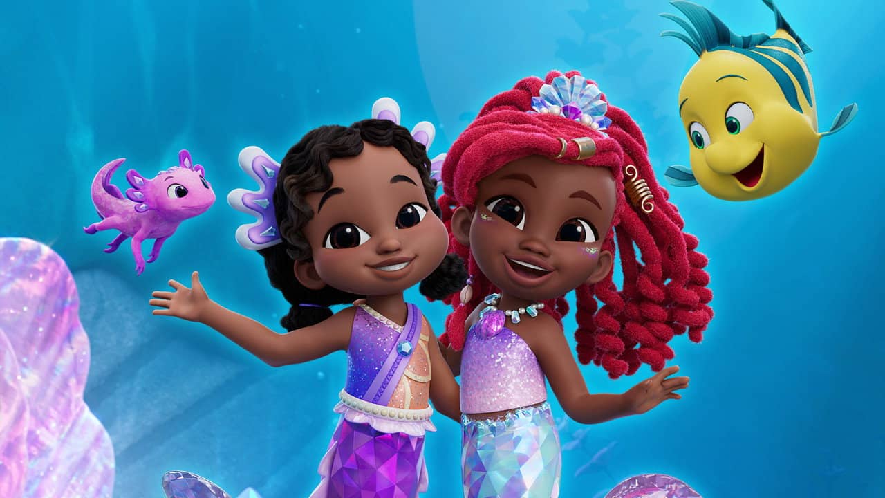 Disney Junior Ariel, The Little Mermaid: Songs from the Crystal Cavern backdrop