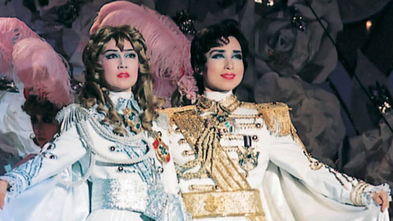 The Rose of Versailles: Andre and Oscar backdrop