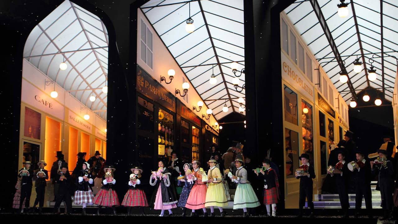La Bohème - Puccini backdrop