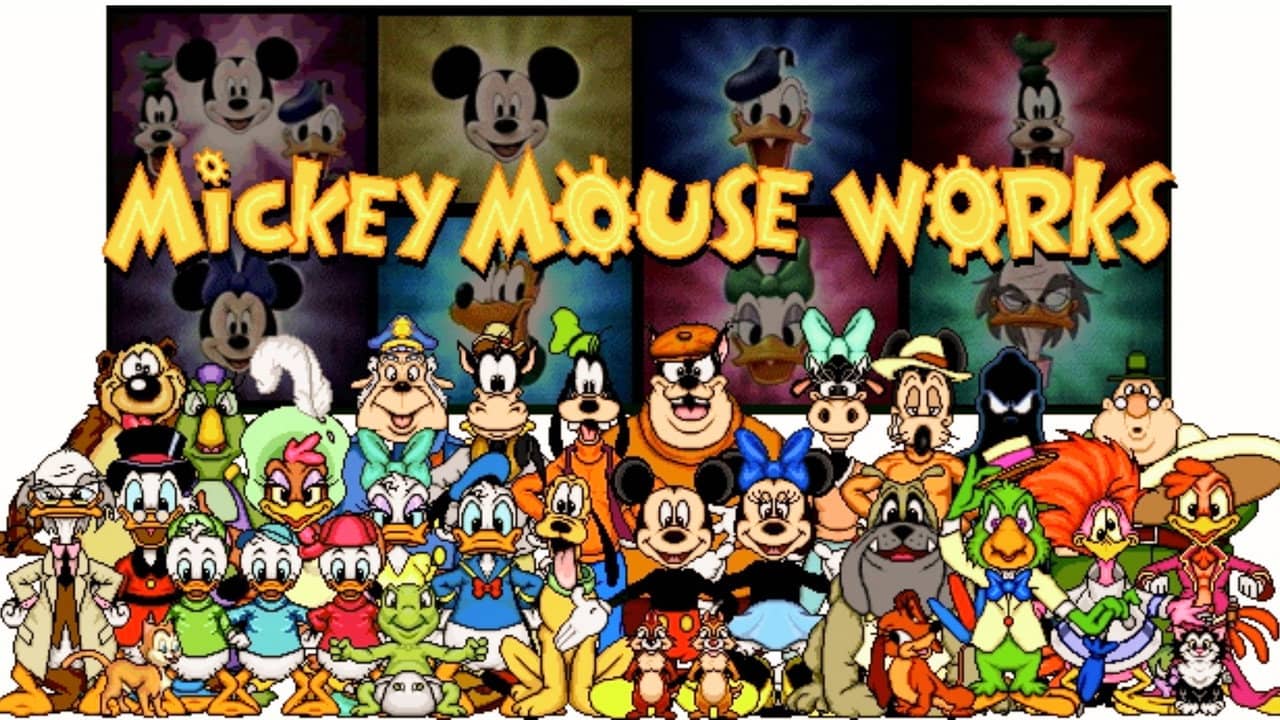 Mickey Mouse Works backdrop