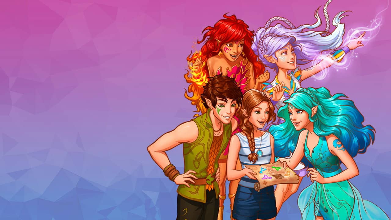 LEGO Elves backdrop