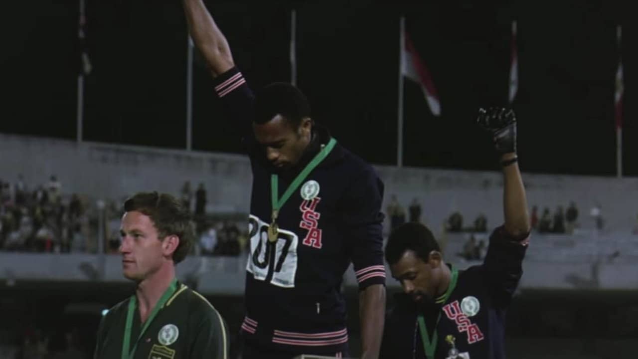 The Olympics in Mexico backdrop