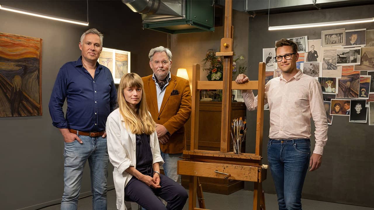 Het geheim van de meester backdrop