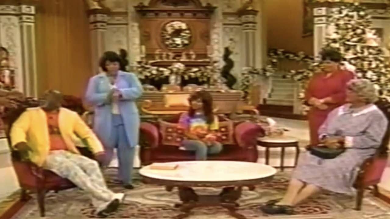 Madea’s Christmas Special backdrop