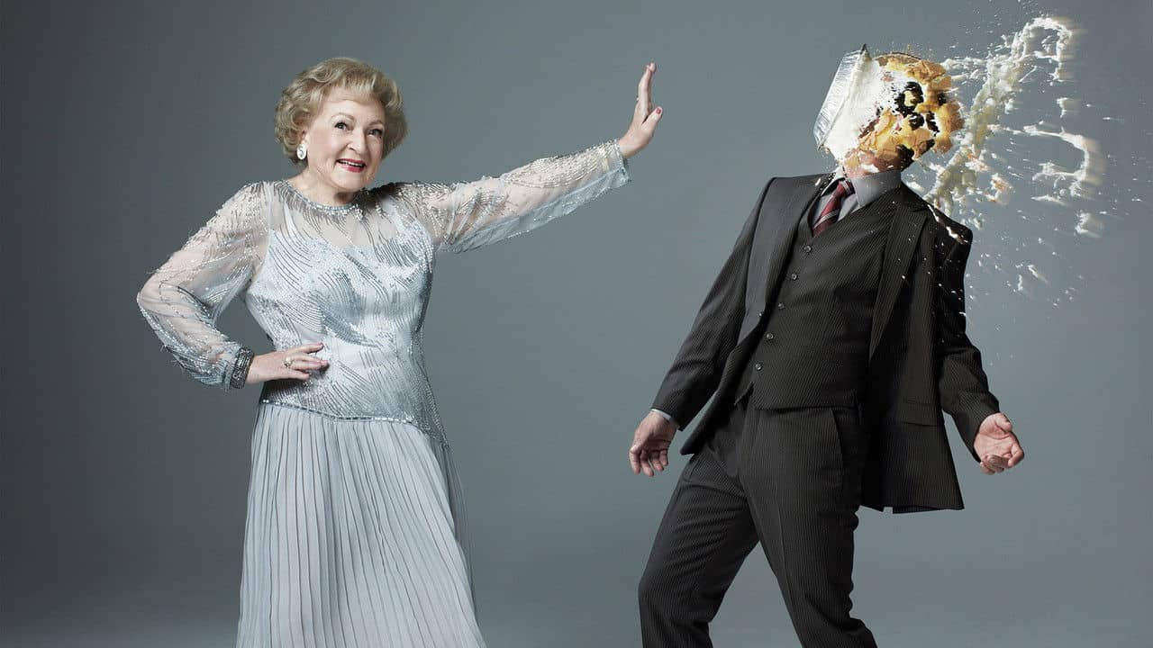 Betty White's Off Their Rockers backdrop