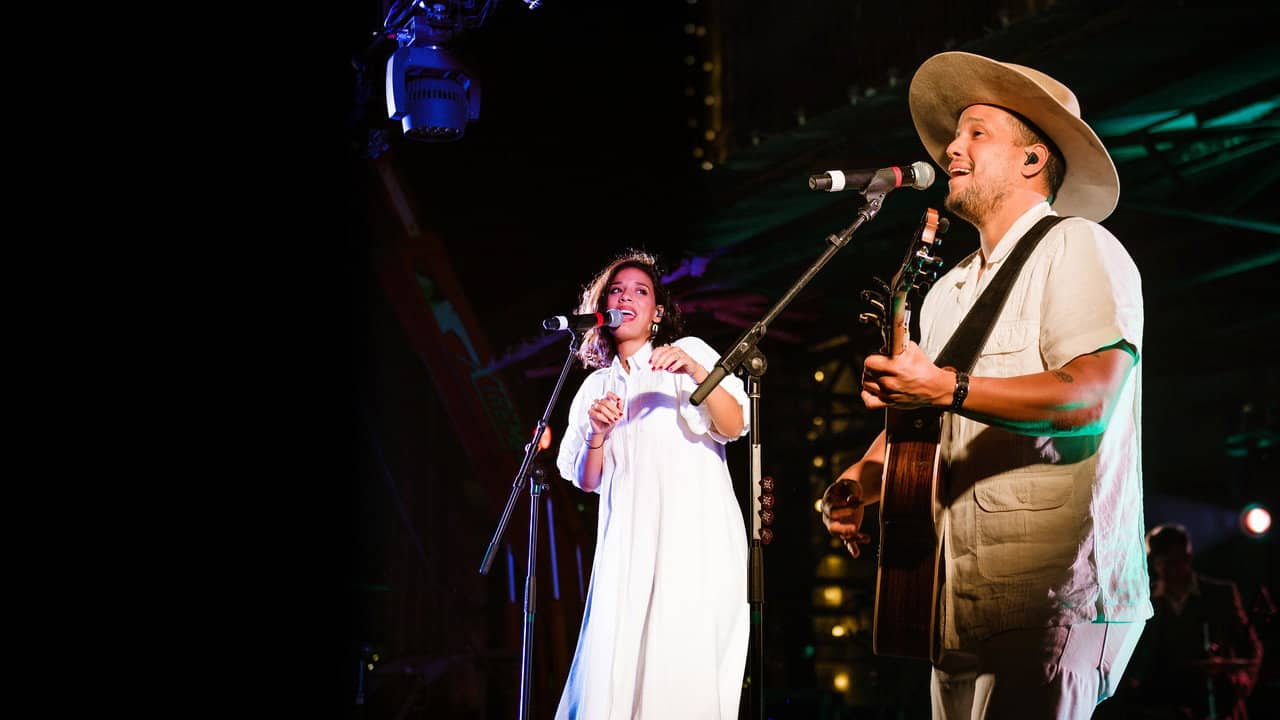 Home on the Road with Johnnyswim backdrop