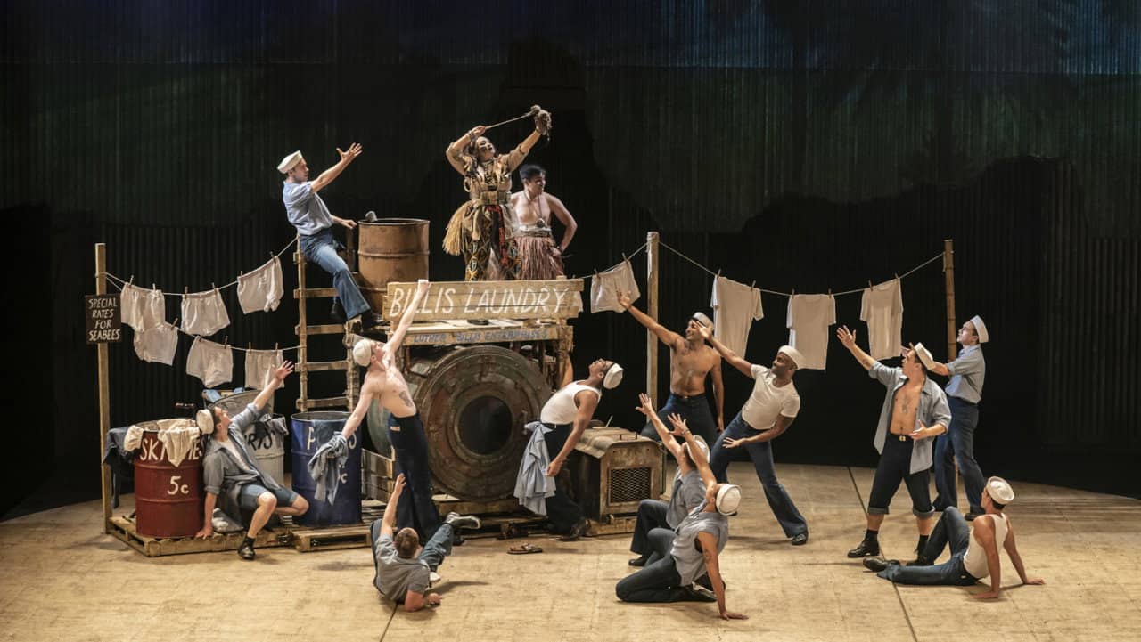 South Pacific backdrop