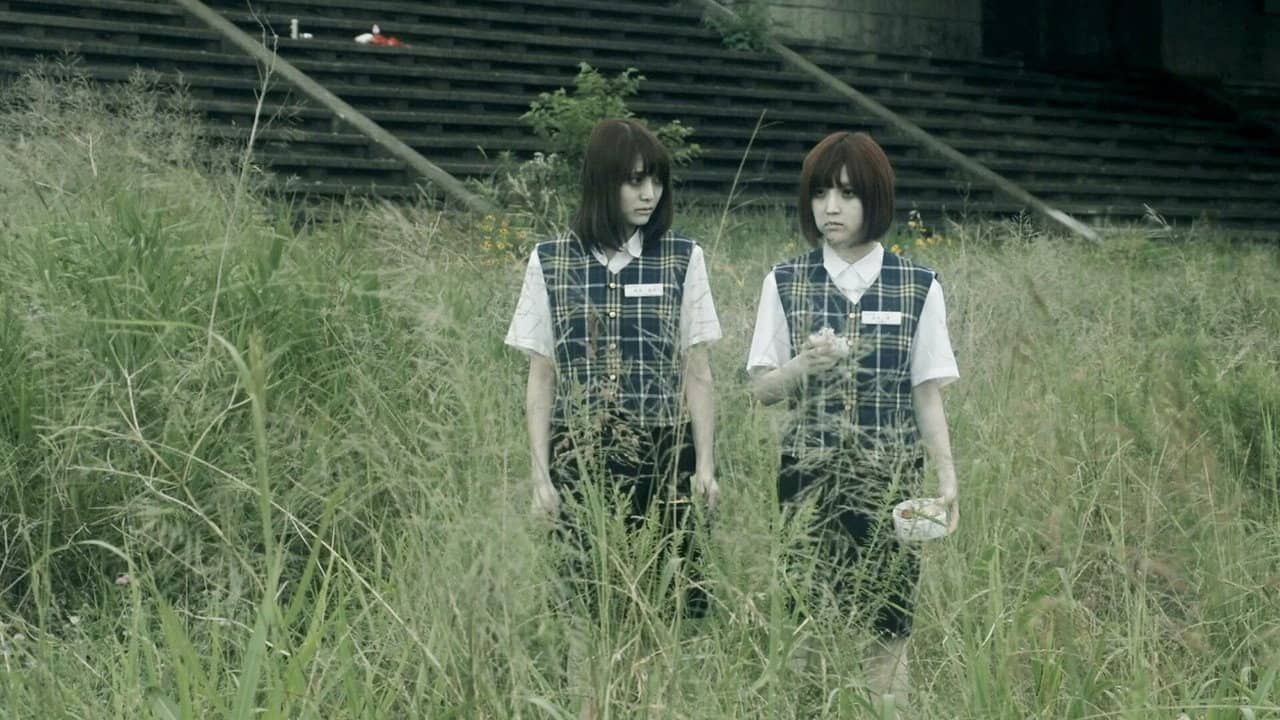 Three Female Ghosts backdrop