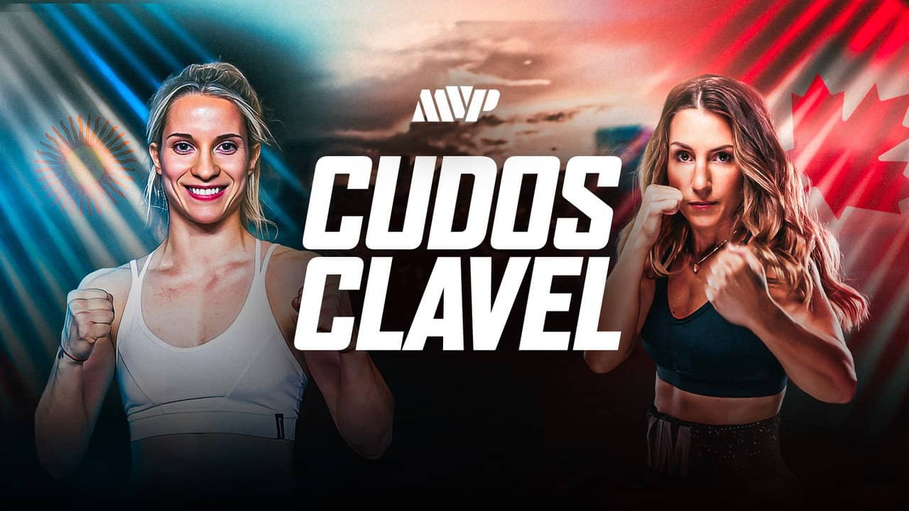 Sol Cudos vs. Kim Clavel backdrop