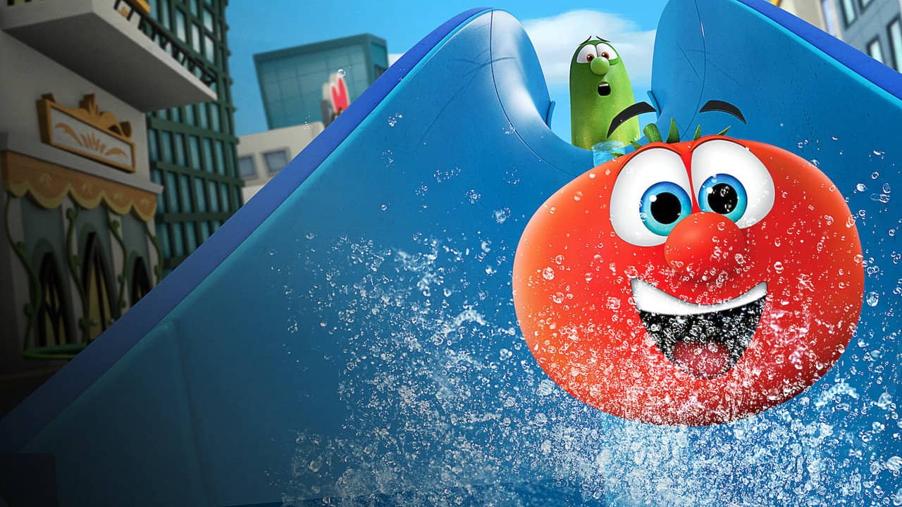 VeggieTales in the City backdrop