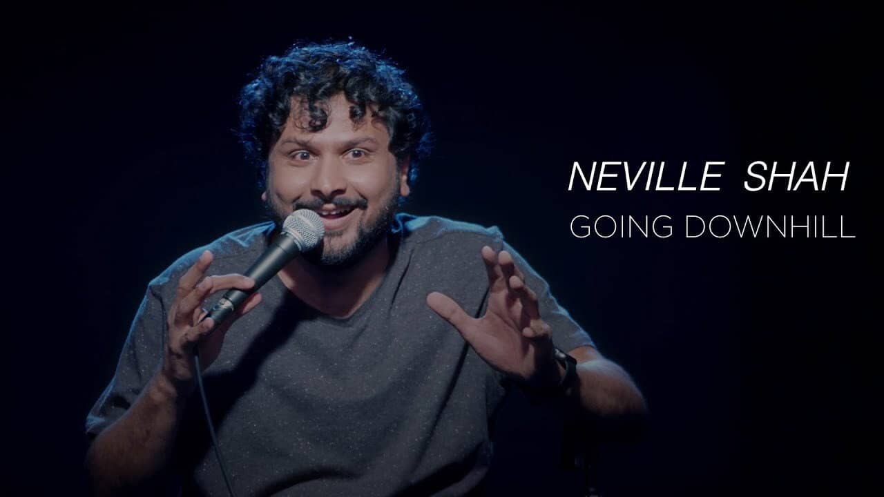 Neville Shah Going Downhill backdrop